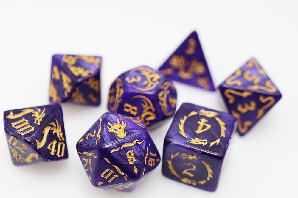 Drake's Flight: Enchanting RPG Dice Set (ONLINE ORDER ONLY)