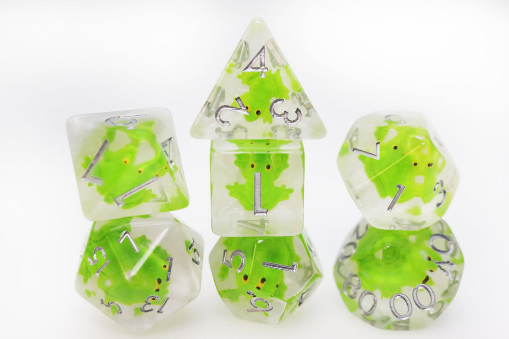 Frozen Frog RPG Dice Set (ONLINE ORDER ONLY)