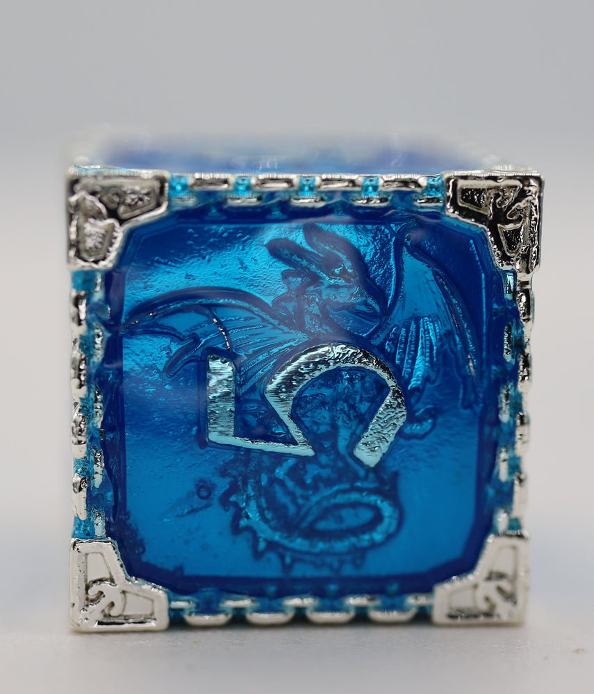 Chained Dragon: Oceanus - Metal RPG Dice Set (ONLINE ORDER ONLY)