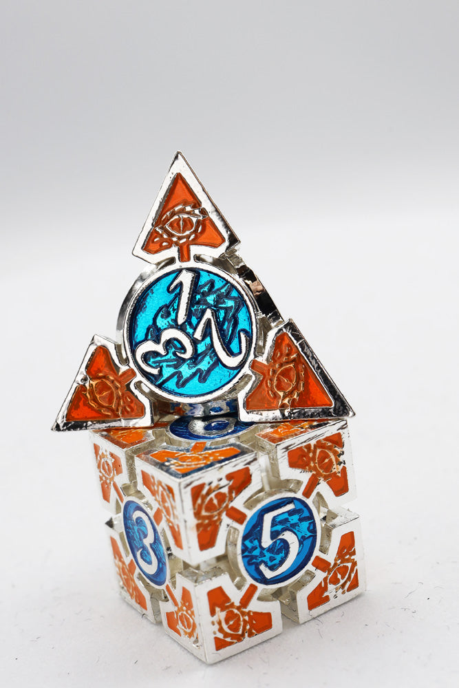 Oculus: Intelligent - Metal RPG Dice Set (ONLINE ORDER ONLY)