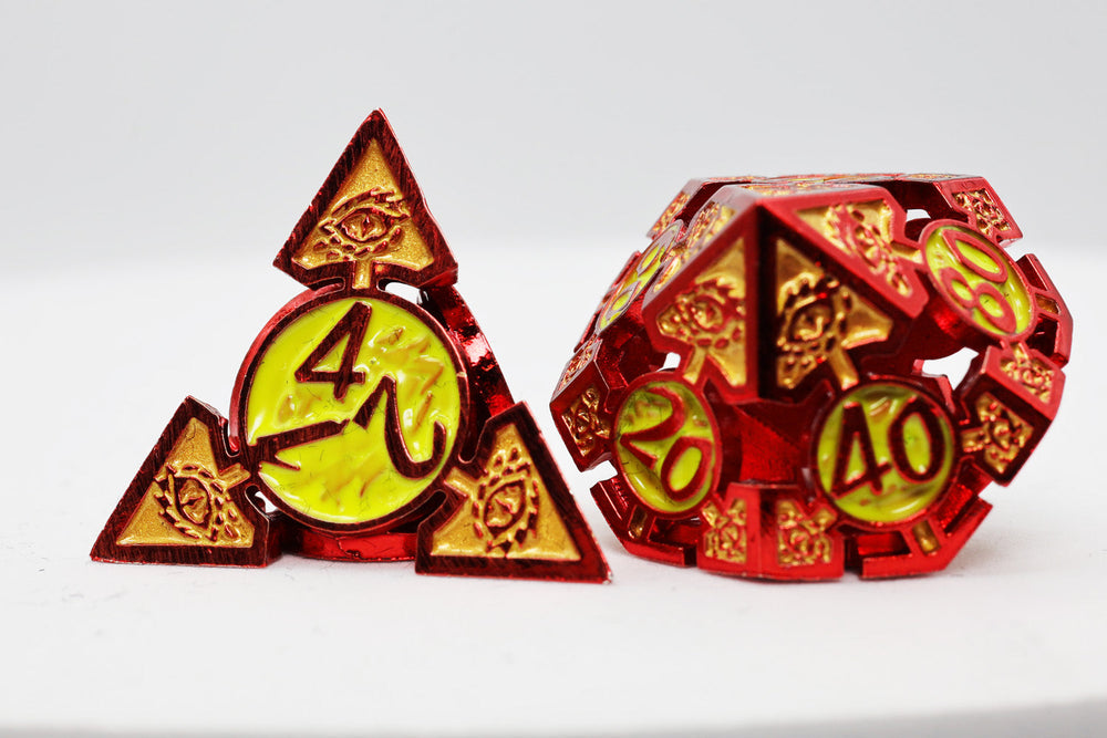Oculus: Wide Awake - Metal RPG Dice Set (ONLINE ORDER ONLY)