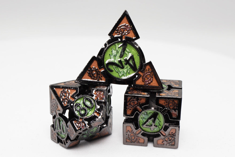 Oculus: Mesmerizing - Metal RPG Dice Set (ONLINE ORDER ONLY)