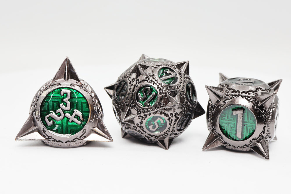 Meteor Storm: Hunter's Moon - Metal RPG Dice Set (ONLINE ORDER ONLY)