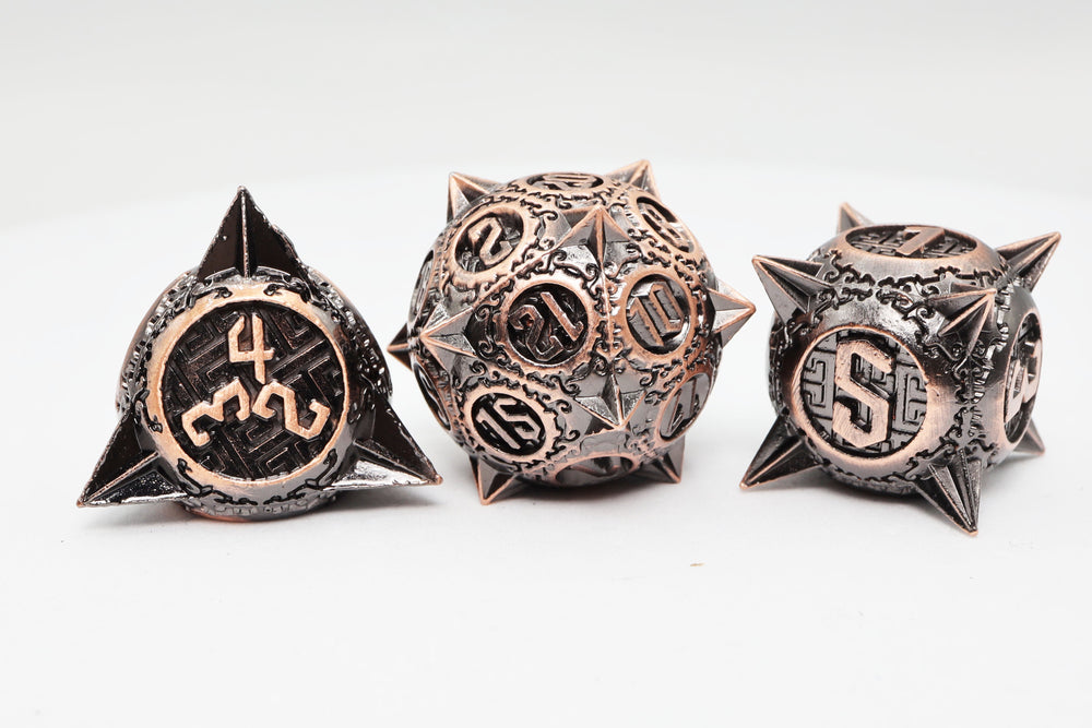 Meteor Storm: Copper Asteroid - Metal RPG Dice Set (ONLINE ORDER ONLY)