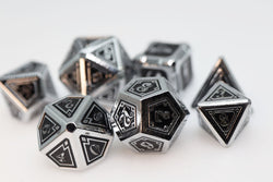 Alchemist Metals: Necrotic - Metal RPG Dice Set (ONLINE ORDER ONLY)