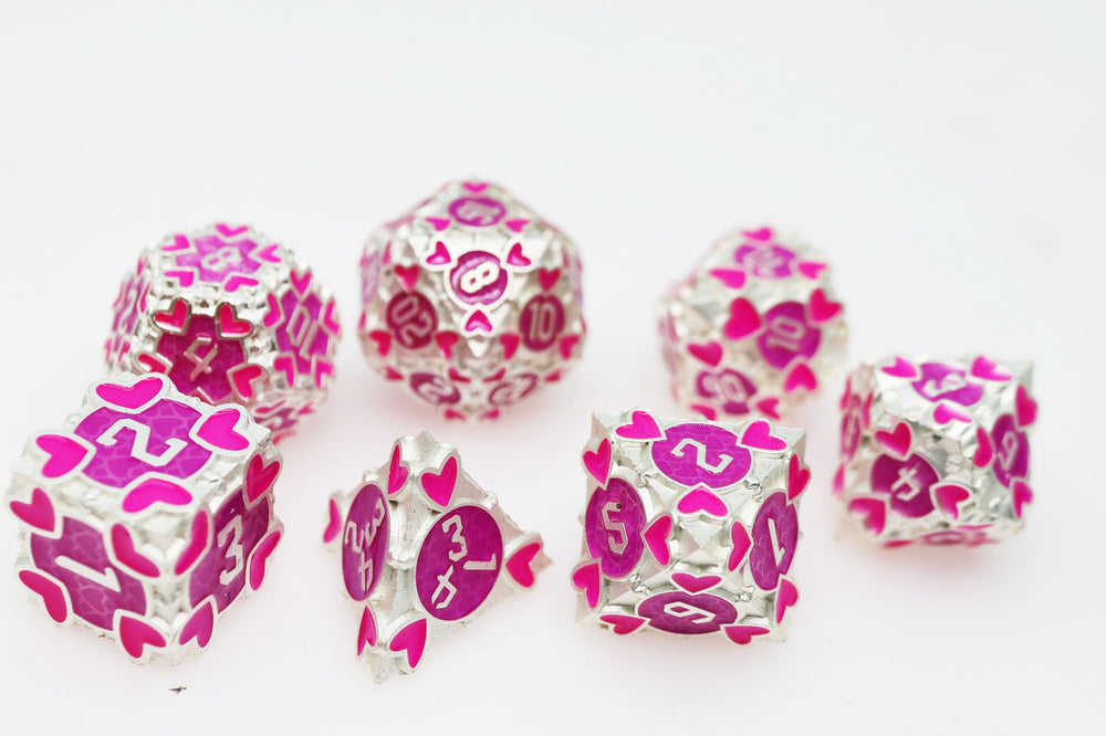 Erotes' Arrow: Hedylogos - Metal RPG Dice Set (ONLINE ORDER ONLY)