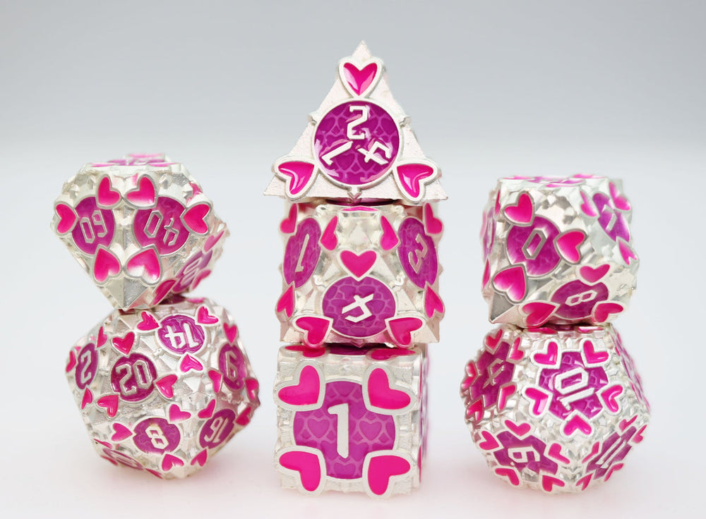 Erotes' Arrow: Hedylogos - Metal RPG Dice Set (ONLINE ORDER ONLY)