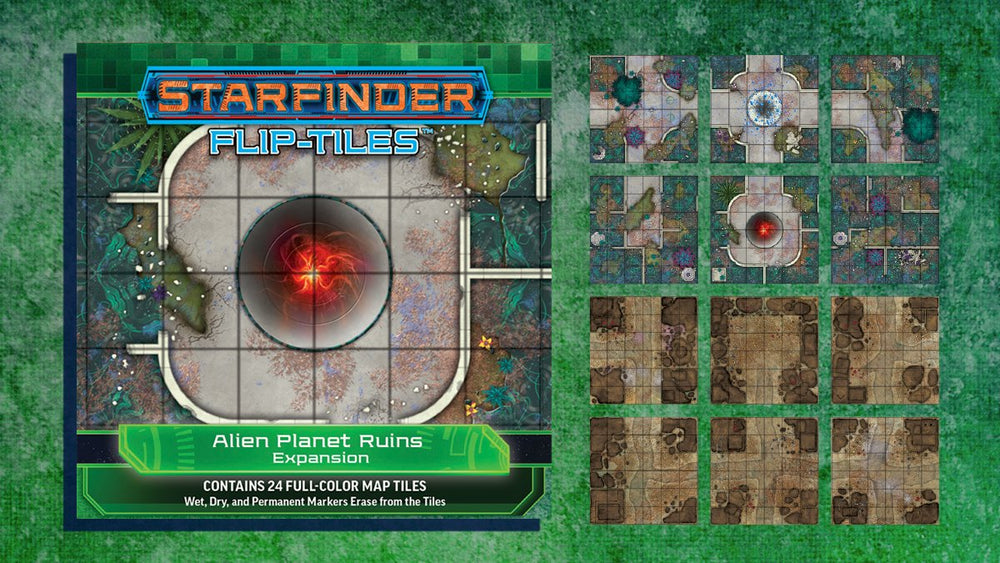Starfinder: Flip-Tiles - Alien Planet Ruins Expansion (ONLINE ORDER ONLY)