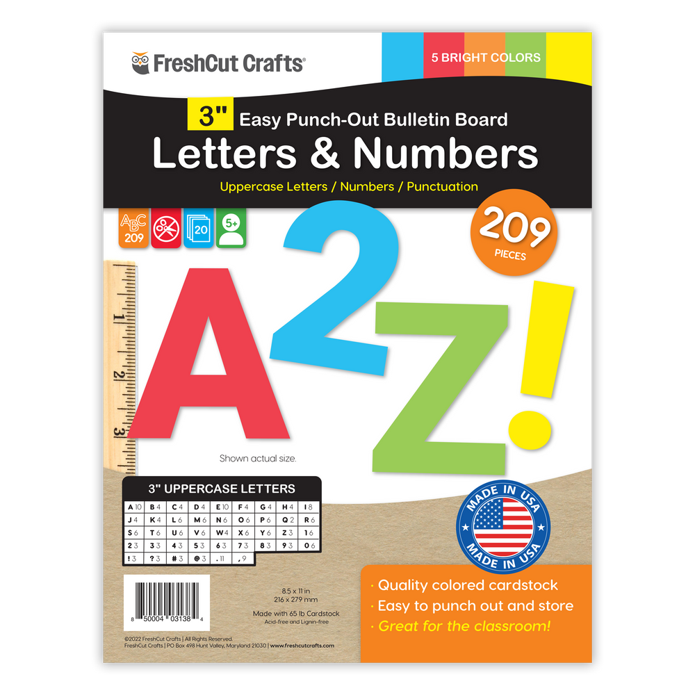 Bulletin Board Letters – 3 inch (ONLINE ORDER ONLY)