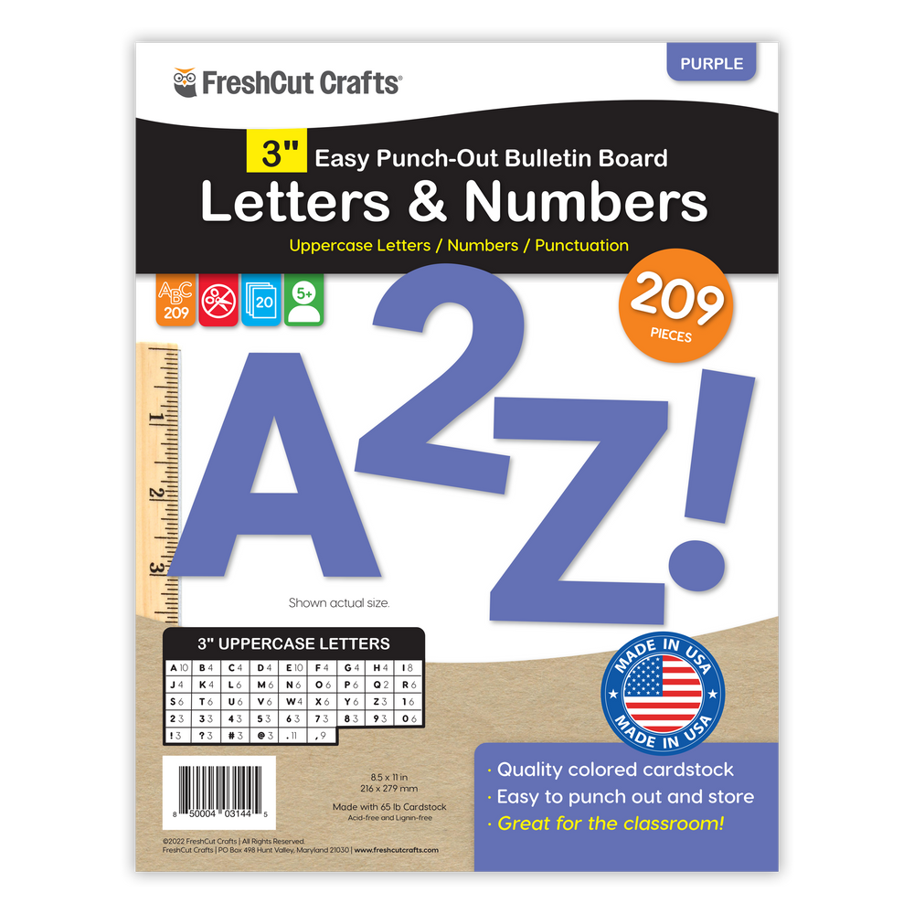 Bulletin Board Letters – 3 inch (ONLINE ORDER ONLY)