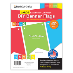 Large DIY Banner Flags (ONLINE ORDER ONLY)