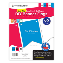 Large DIY Banner Flags (ONLINE ORDER ONLY)