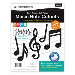 Music Notes Cutouts (ONLINE ORDER ONLY)