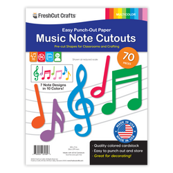Music Notes Cutouts (ONLINE ORDER ONLY)