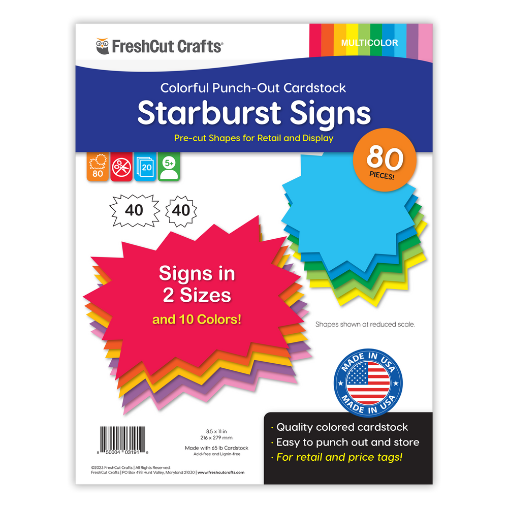 Starburst Signs (ONLINE ORDER ONLY)
