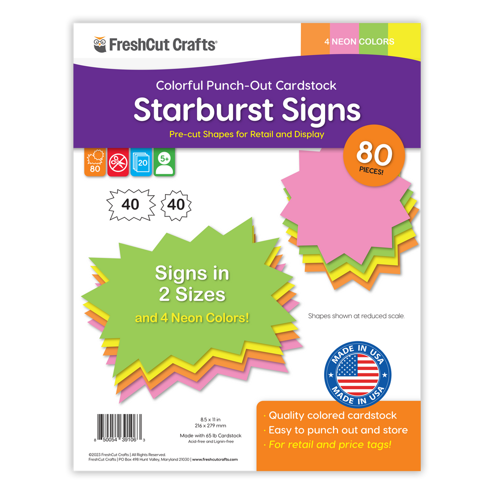 Starburst Signs (ONLINE ORDER ONLY)