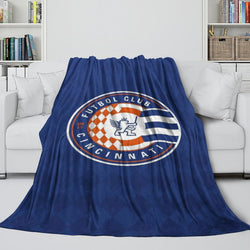 FC Cincinnati Blanket Flannel Fleece Throw Room Decoration (Online Order Only)