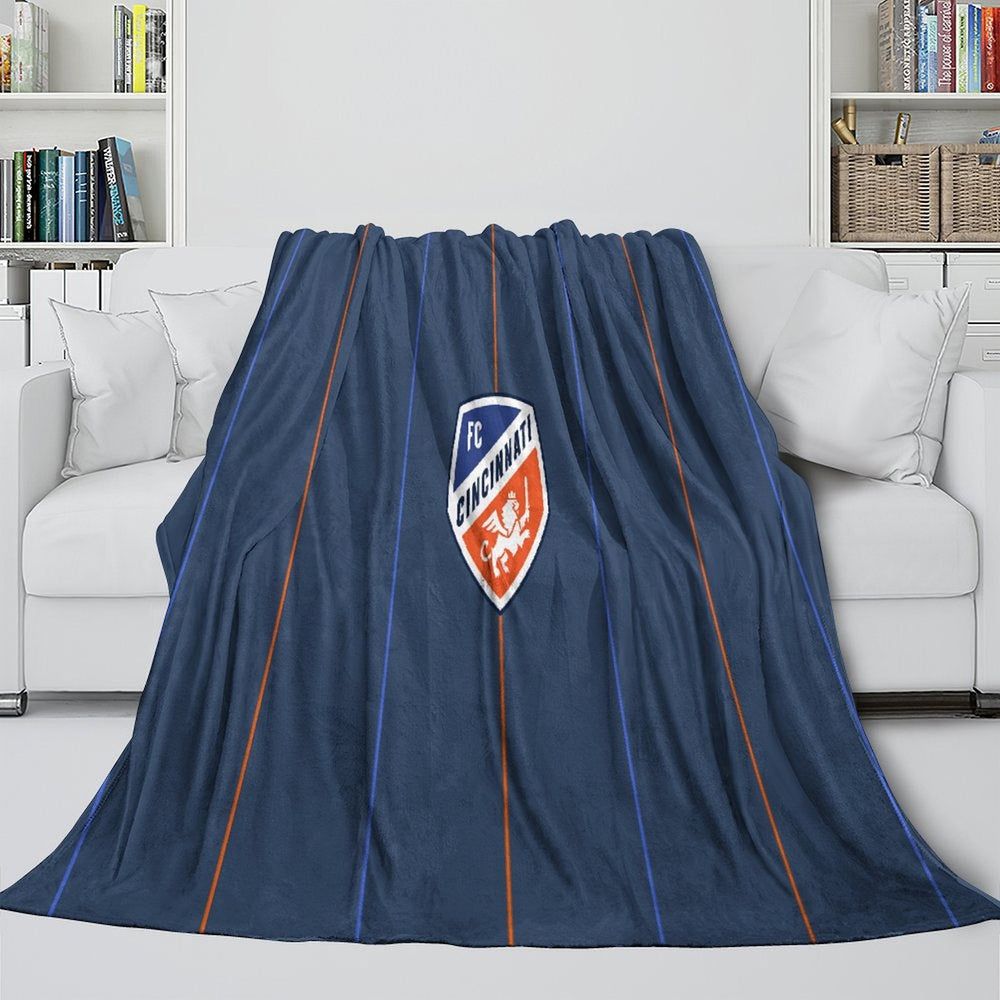 FC Cincinnati Blanket Flannel Fleece Throw Room Decoration (Online Order Only)