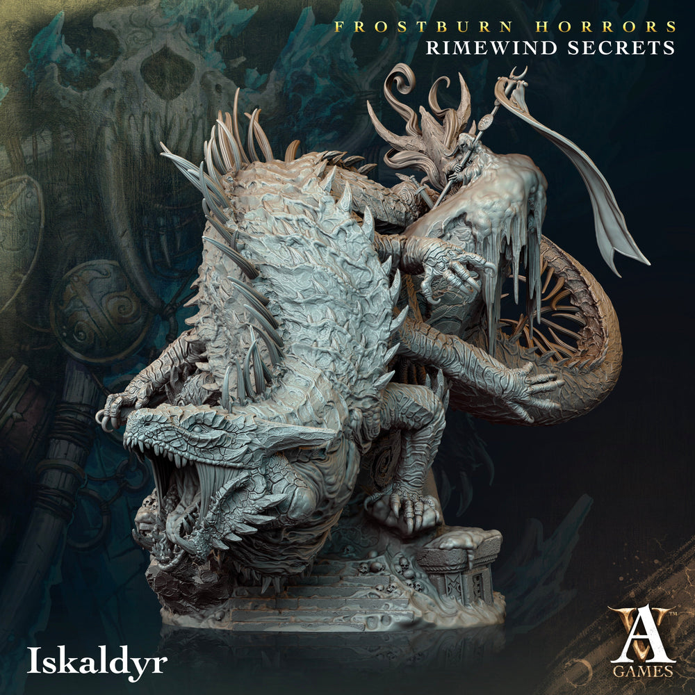 3D Printed Archvillain Games Frostburn Horrors Rimewind Secrets - Iskaldyr 28mm 32mm D&D (Online Only)