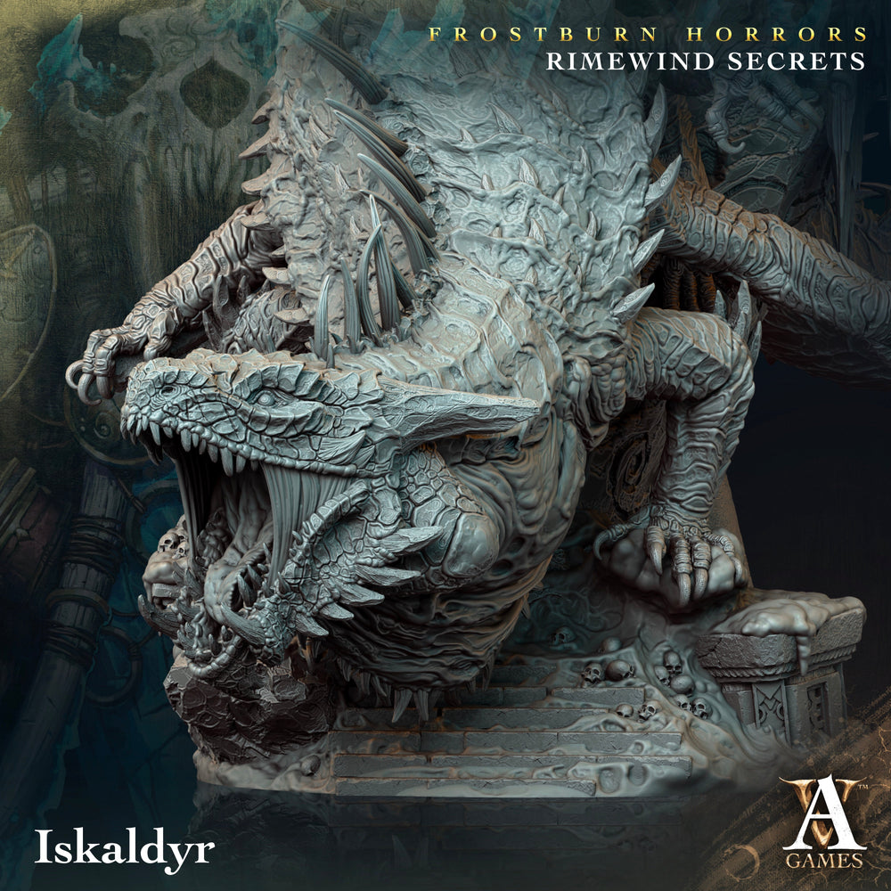 3D Printed Archvillain Games Frostburn Horrors Rimewind Secrets - Iskaldyr 28mm 32mm D&D (Online Only)