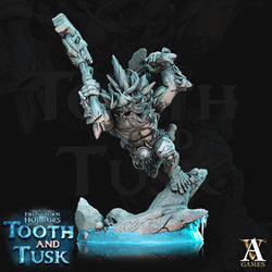 3D Printed Archvillain Games Frostburn Horrors Tooth and Tusk - Ice Trolls 28mm 32mm D&D (Online Only)