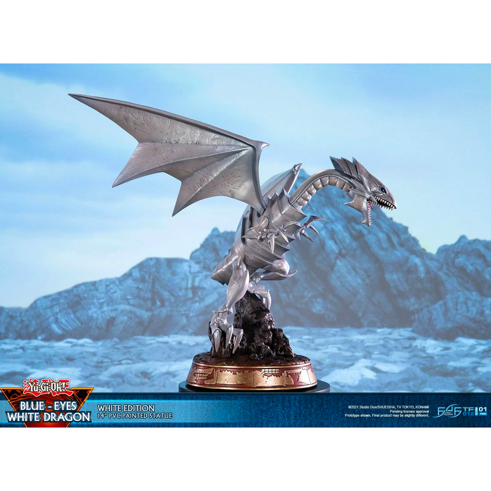 First 4 Figures: Yu-Gi-Oh! - Blue Eyes White Dragon (White Variant) Figure (ONLINE ORDER ONLY)