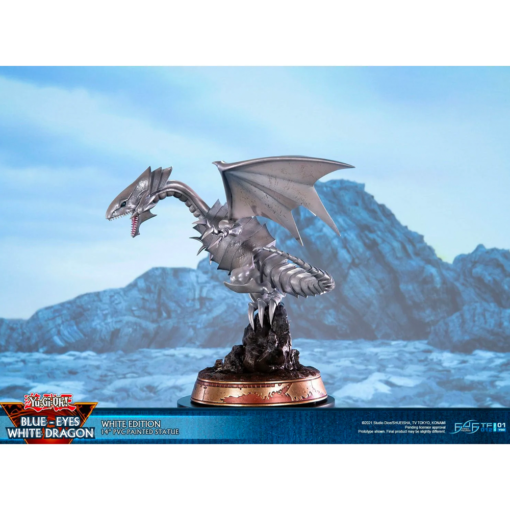 First 4 Figures: Yu-Gi-Oh! - Blue Eyes White Dragon (White Variant) Figure (ONLINE ORDER ONLY)