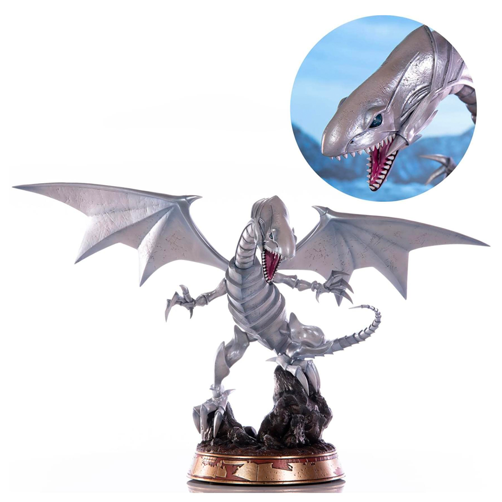 First 4 Figures: Yu-Gi-Oh! - Blue Eyes White Dragon (White Variant) Figure (ONLINE ORDER ONLY)