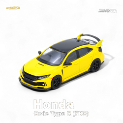 (Pre-Order) INNO64 HONDA CIVIC TYPE-R (FK8) - Yellow 1:64 (ONLINE ORDER ONLY)