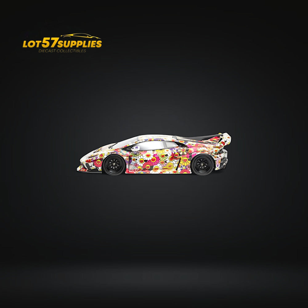 (Pre-Order) Flame Lamborghini Huracan GT LP610 Sun Flower Luminous 1:64 (ONLINE ORDER ONLY)