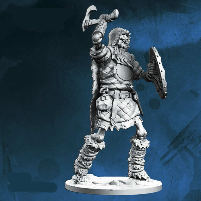 FLM28051 Skeleton Warrior Figure Kit 28mm Heroic Scale Miniature Unpainted (ONLINE ORDER ONLY)