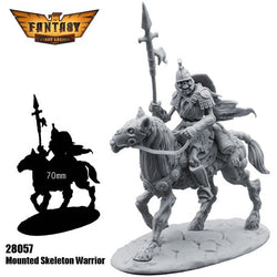 FLM28057 Mounted Skeleton Warrior Figure Kit 28mm Heroic Scale Miniature Unpainted (ONLINE ORDER ONLY)