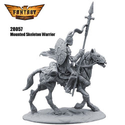 FLM28057 Mounted Skeleton Warrior Figure Kit 28mm Heroic Scale Miniature Unpainted (ONLINE ORDER ONLY)