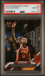 Graded 2024 Topps Bowman U Now JuJu Watkins #78 Rookie RC Basketball Card PSA 10 Gem Mint (ONLINE ORDER ONLY)