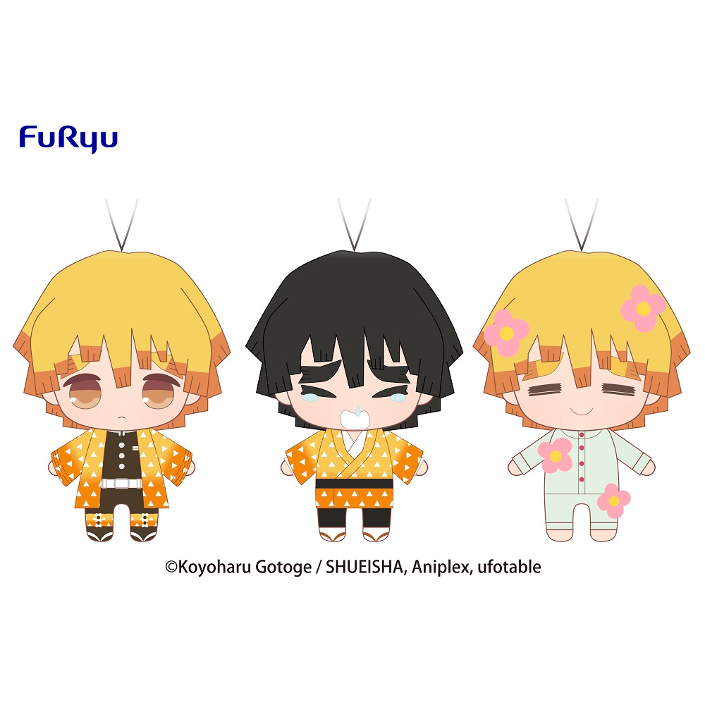 FuRyu: Demon Slayer: Kimetsu no Yaiba - Toy Plush Set Vol. 5 - Zenitsu Agatsuma (ONLINE ORDER ONLY)