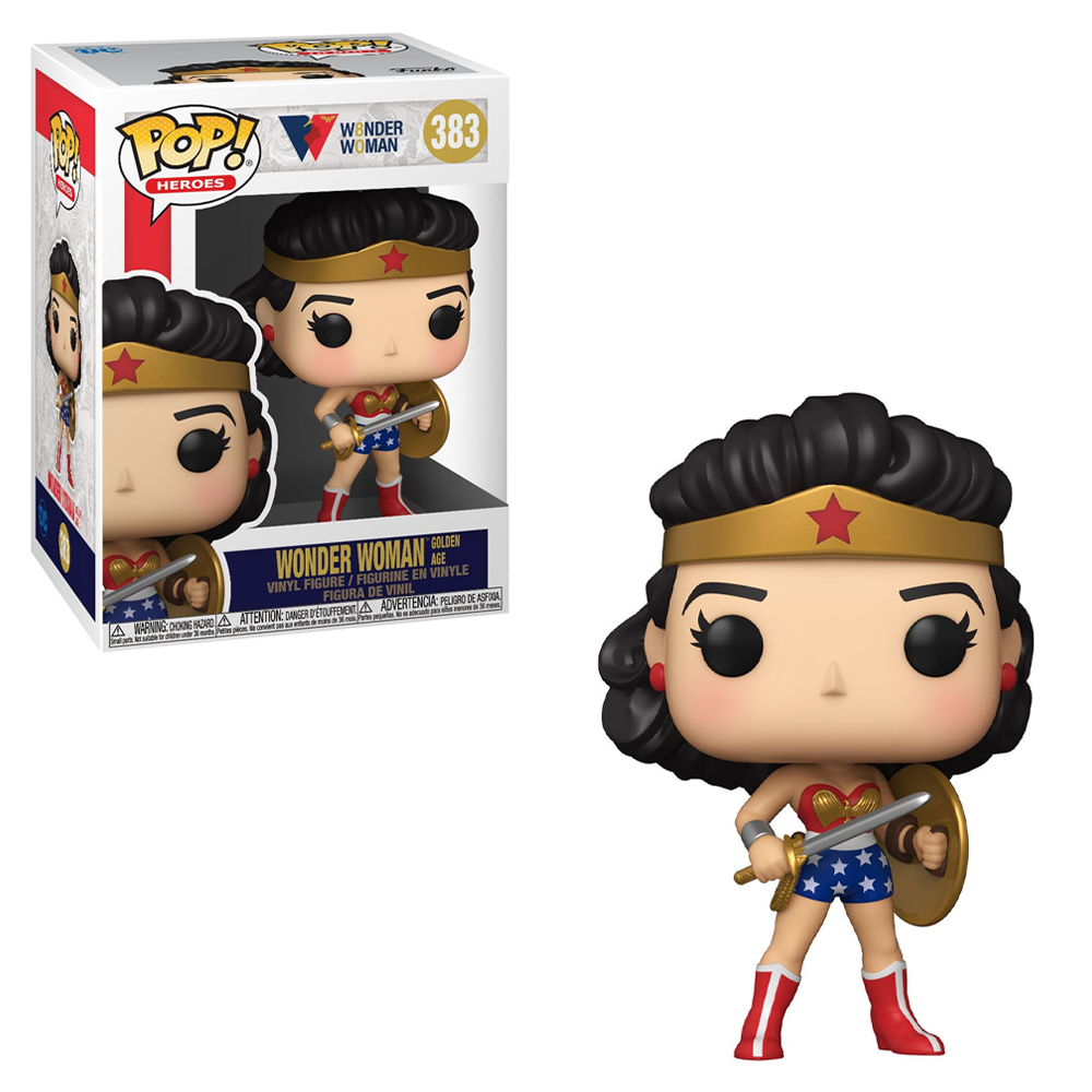 Funko POP! Wonder Woman 80th - Wonder Woman (Golden Age 1950's) Vinyl Figure #383 (ONLINE ORDER ONLY)