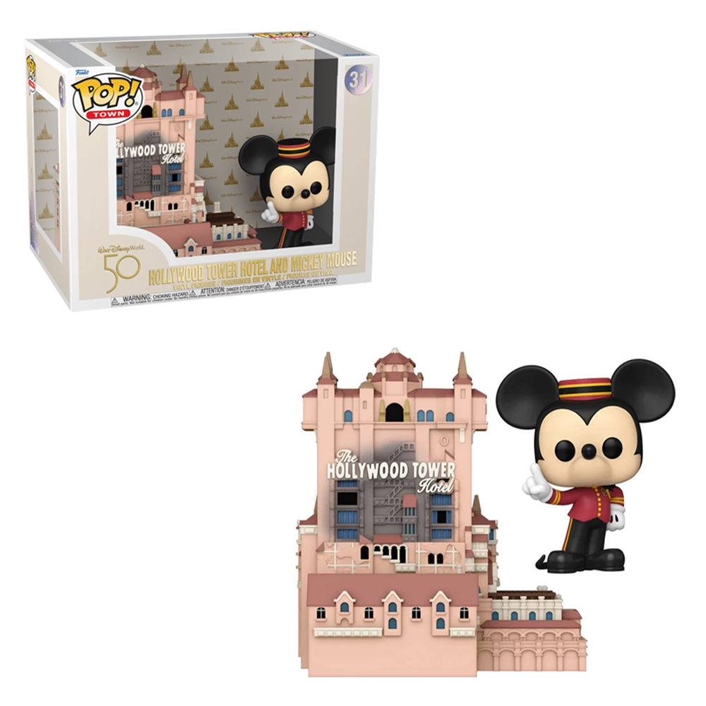 [PRE-ORDER] Funko POP! Town: Disney WDW 50th - The Hollywood Tower with Mickey #31 (ONLINE ORDER ONLY)
