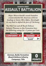 Flames of War: D-Day - German Command Cards (ONLINE ORDER ONLY)
