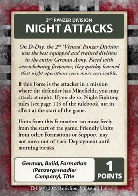 Flames of War: D-Day - German Command Cards (ONLINE ORDER ONLY)