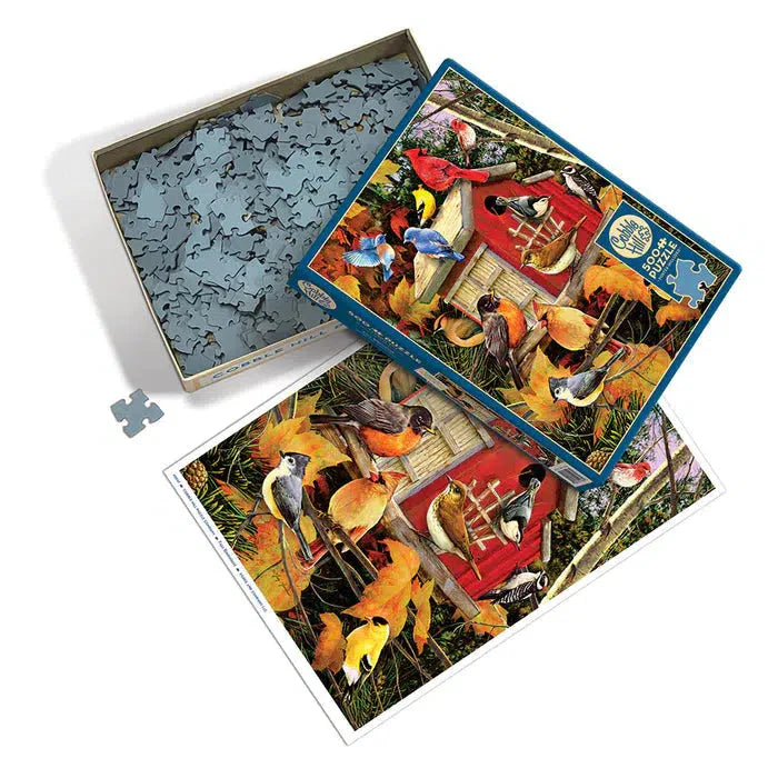 Fall Birdhouse 500 Piece Jigsaw Puzzle Cobble Hill (ONLINE ORDER ONLY)