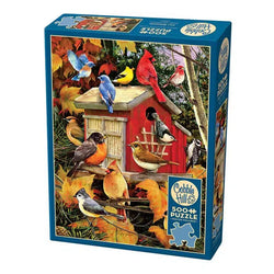 Fall Birdhouse 500 Piece Jigsaw Puzzle Cobble Hill (ONLINE ORDER ONLY)