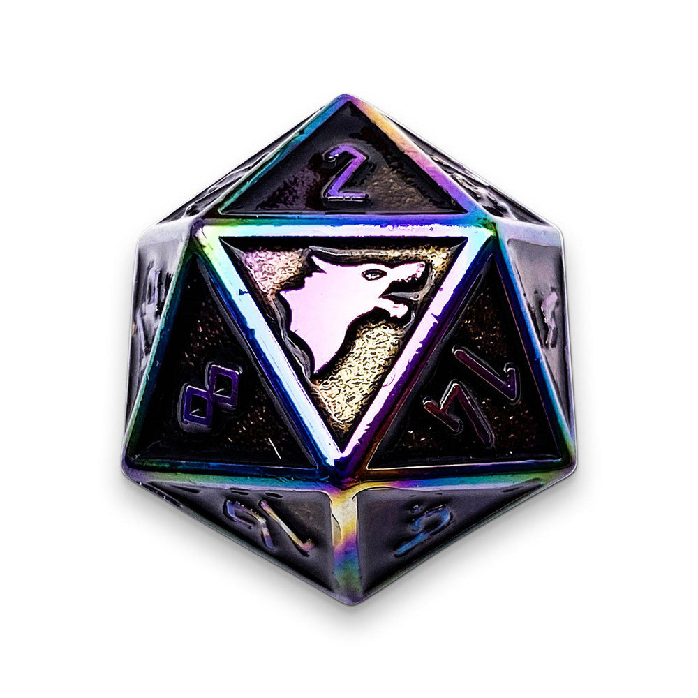 Fallen Star - Norse Themed Metal D20 (Online Only)