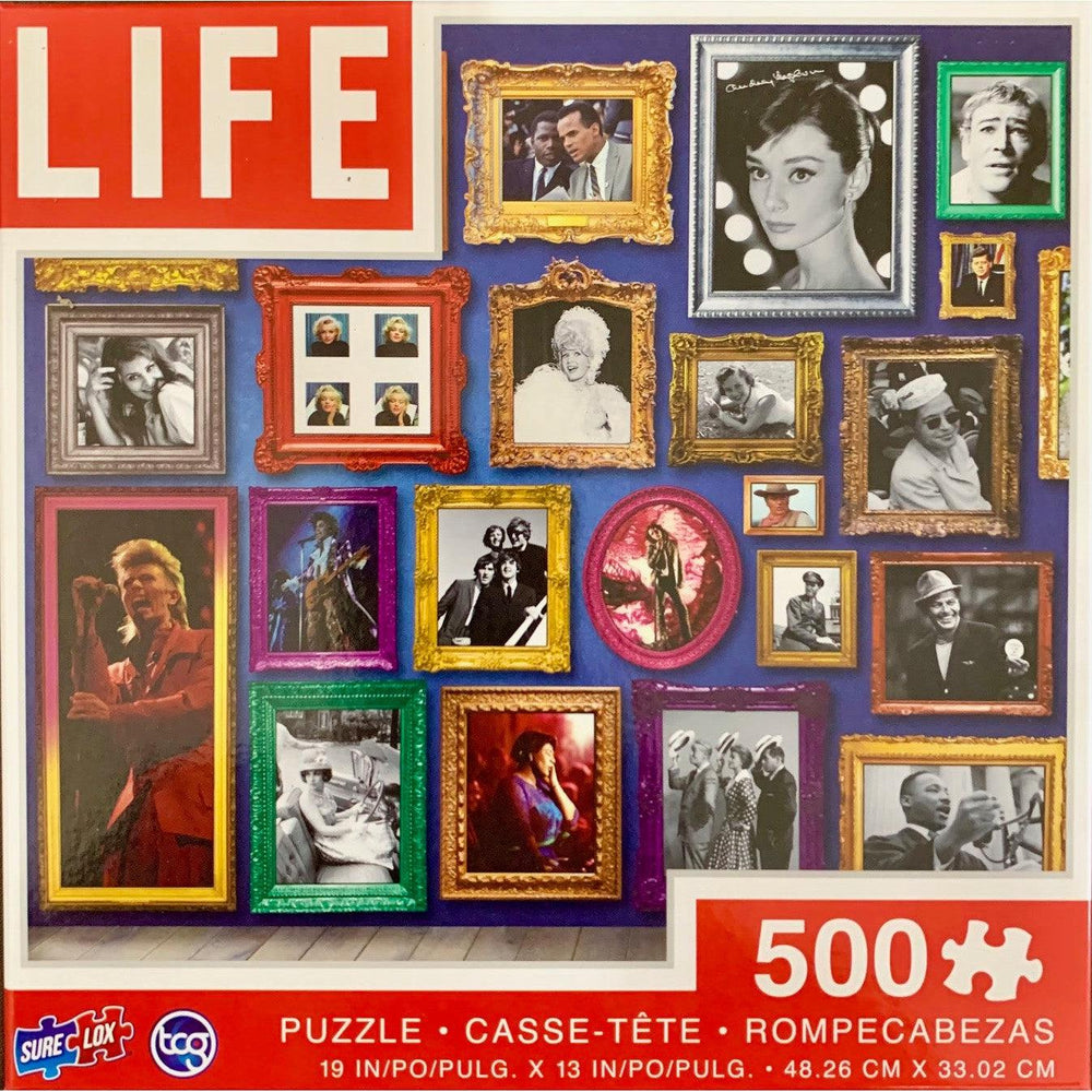 Famous Faces Life 500 Piece Jigsaw Puzzle Sure Lox (ONLINE ORDER ONLY)