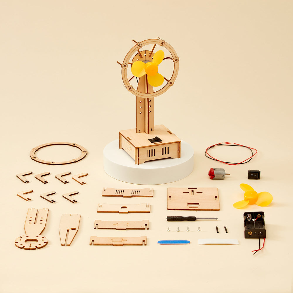 Electric Fan DIY Kit, Educational STEM Toy (ONLINE ORDER ONLY)