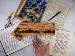 Fantasy | Engraved Dual Hex Dice Vault (ONLINE ORDER ONLY)