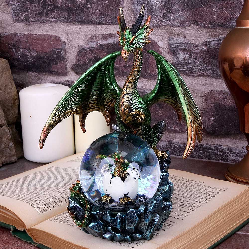 Fantasy Emerald Oracle Green Dragon Figurine (Online Order Only)