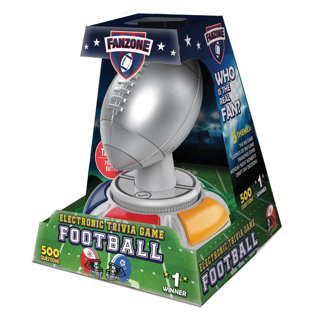 Fanzone Football Trivia Electronic Game – NFL Quiz for Fans & Game Night (ONLINE ORDER ONLY)
