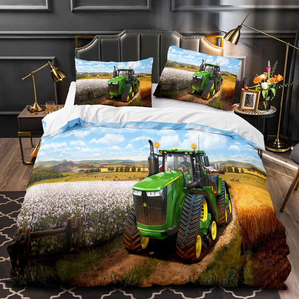 Farming Simulator Tractor Bedding Set Quilt Covers Without Filler (Online Order Only)
