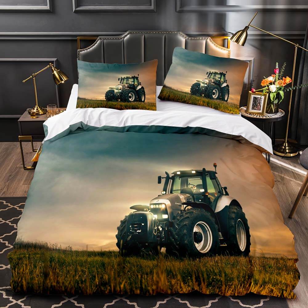 Farming Tractor Bedding Set Duvet Cover Without Filler (Online Order Only)