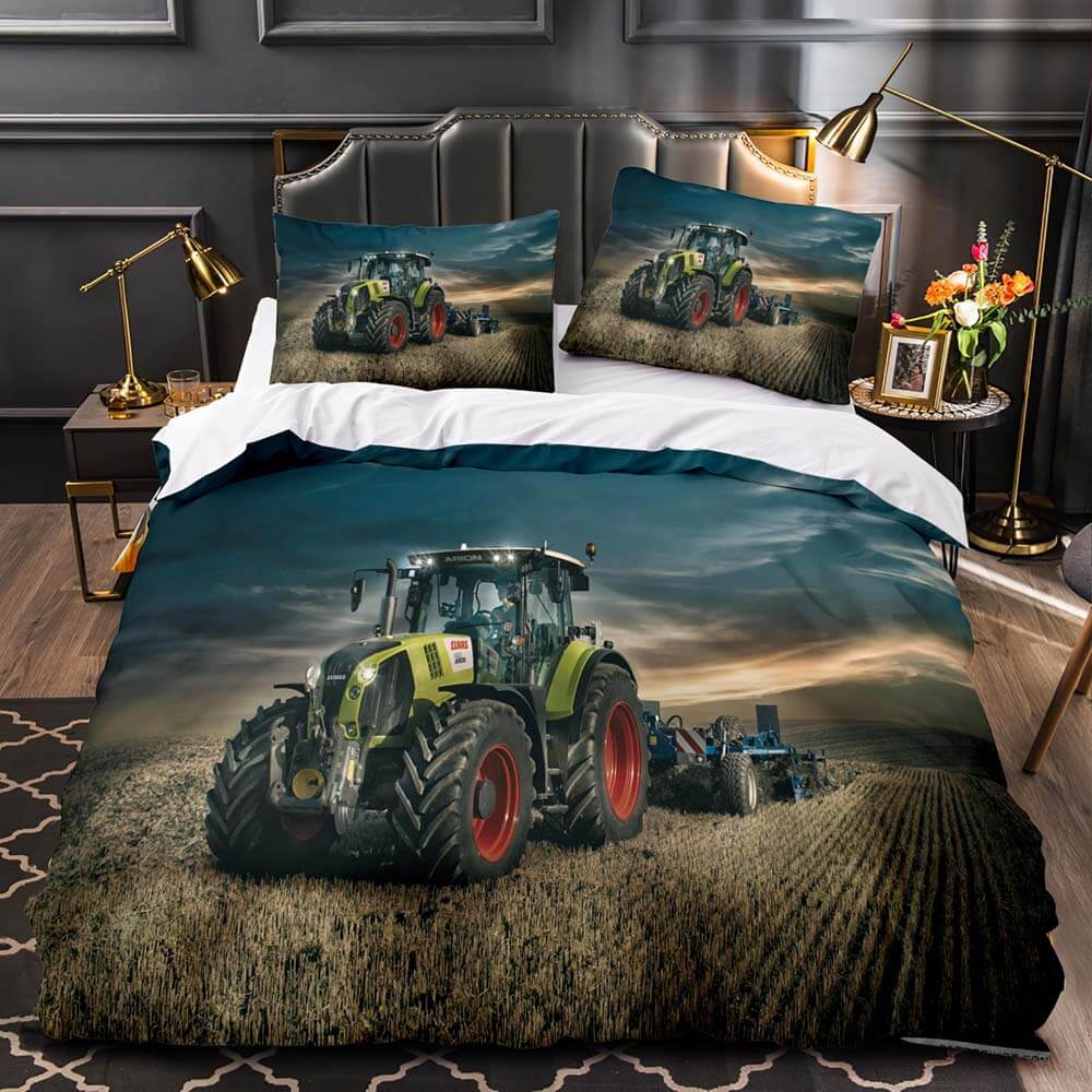 Farming Traktor Lamborghini Trattori Tractor Bedding Set Duvet Covers (Online Order Only)